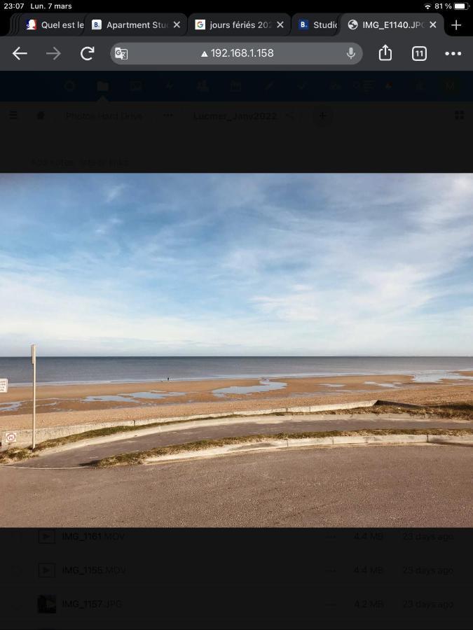 Studio coeur de Luc/Mer Luc-sur-Mer Eksteriør bilde